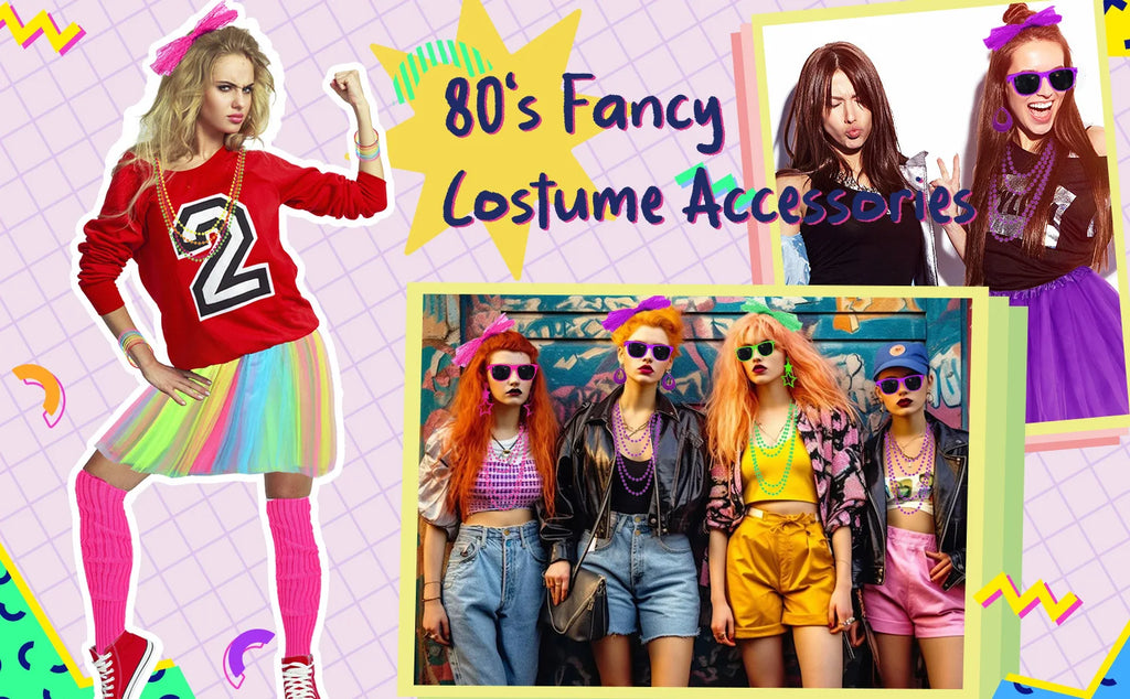 80s & 90s Disco Glamour Kostyme for Damer