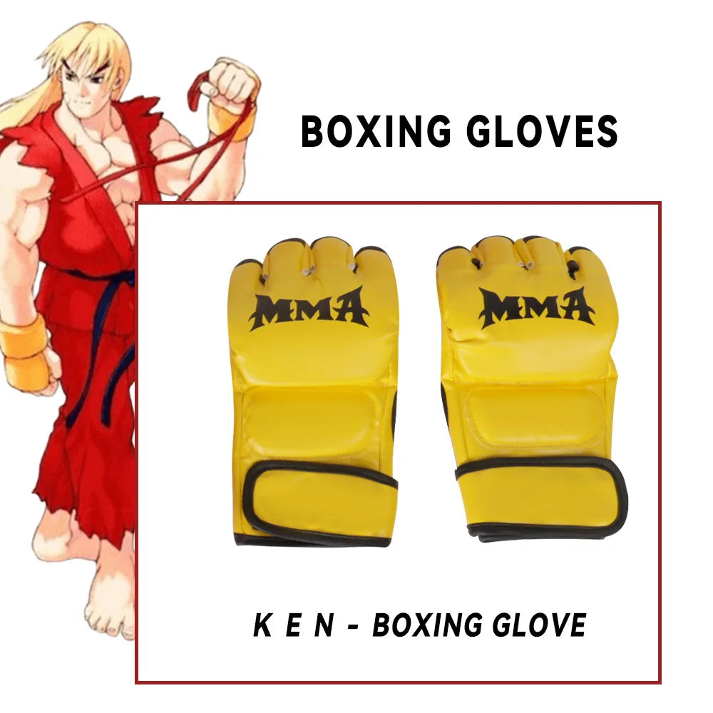 Street Fighter Ryu & Ken Karate Drakt Cosplay Kostyme