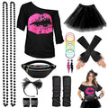 80s Rock & Disco Kostyme for Damer