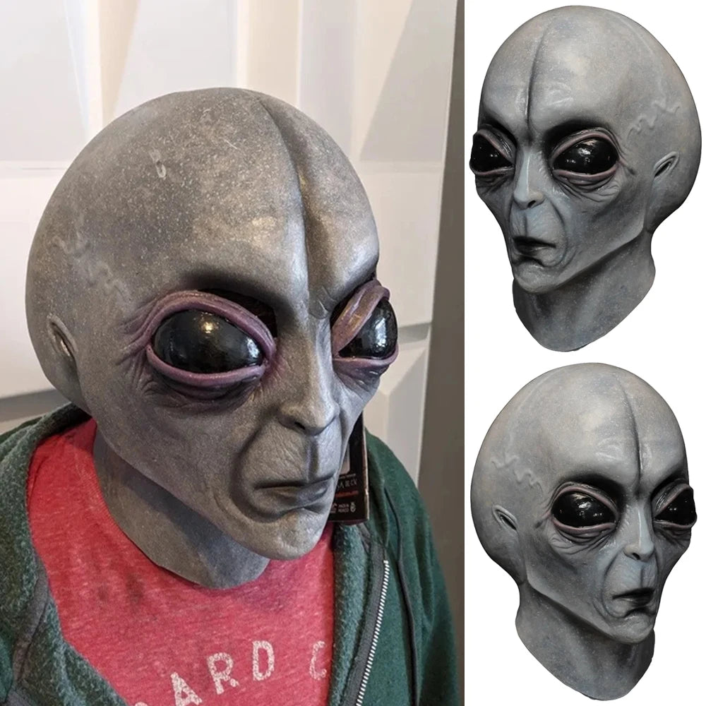 UFO Romvesen Hodeskalle Lateksmaske