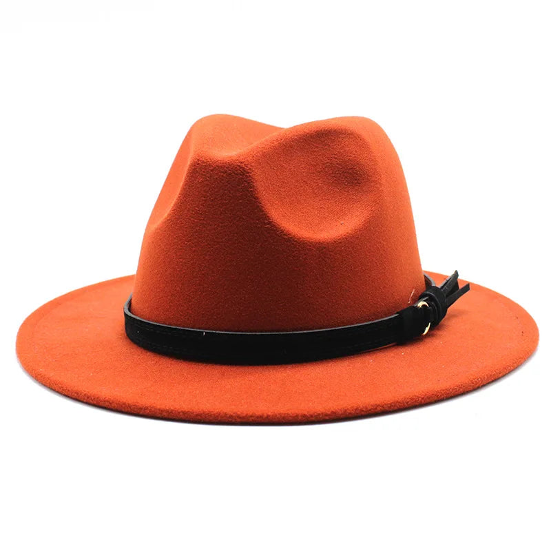 Elegante Ull-Fedora Hatt