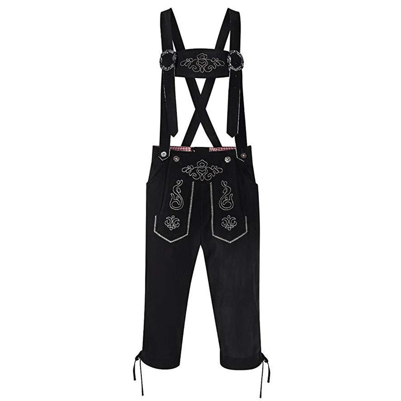 München Lederhosen i Kunstskinn for Herre
