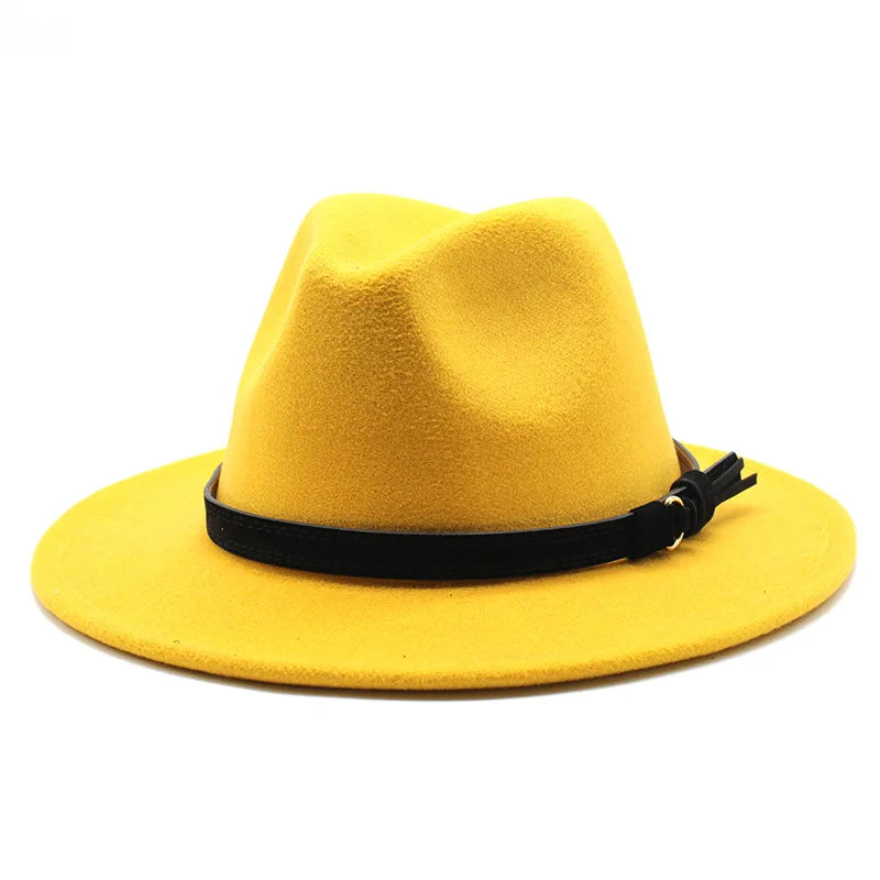 Elegante Ull-Fedora Hatt