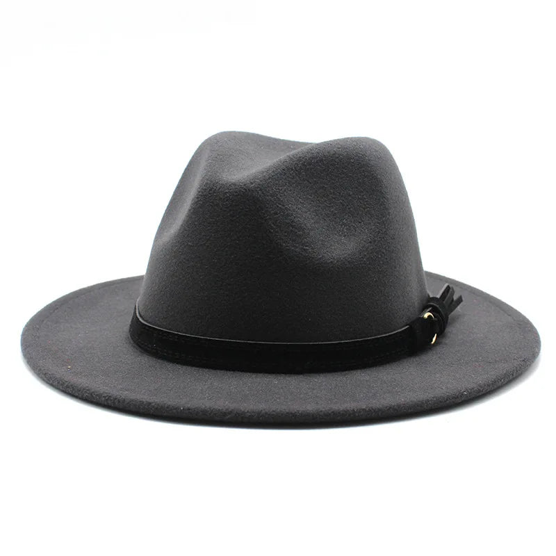 Elegante Ull-Fedora Hatt