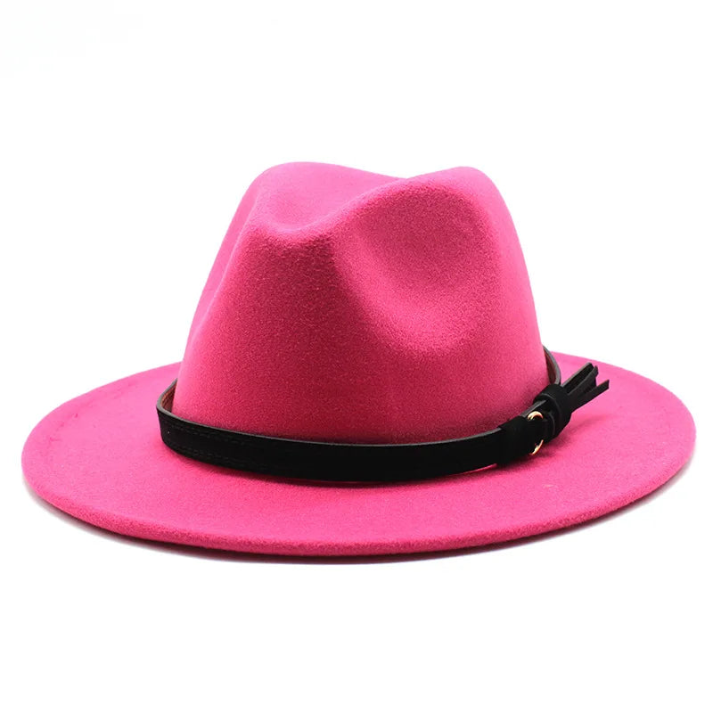 Elegante Ull-Fedora Hatt