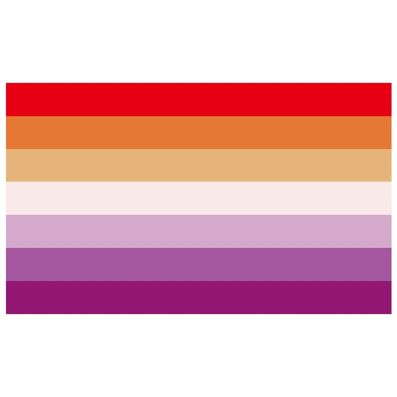 Stort Regnbueflagg 90x150cm Banner i Polyester