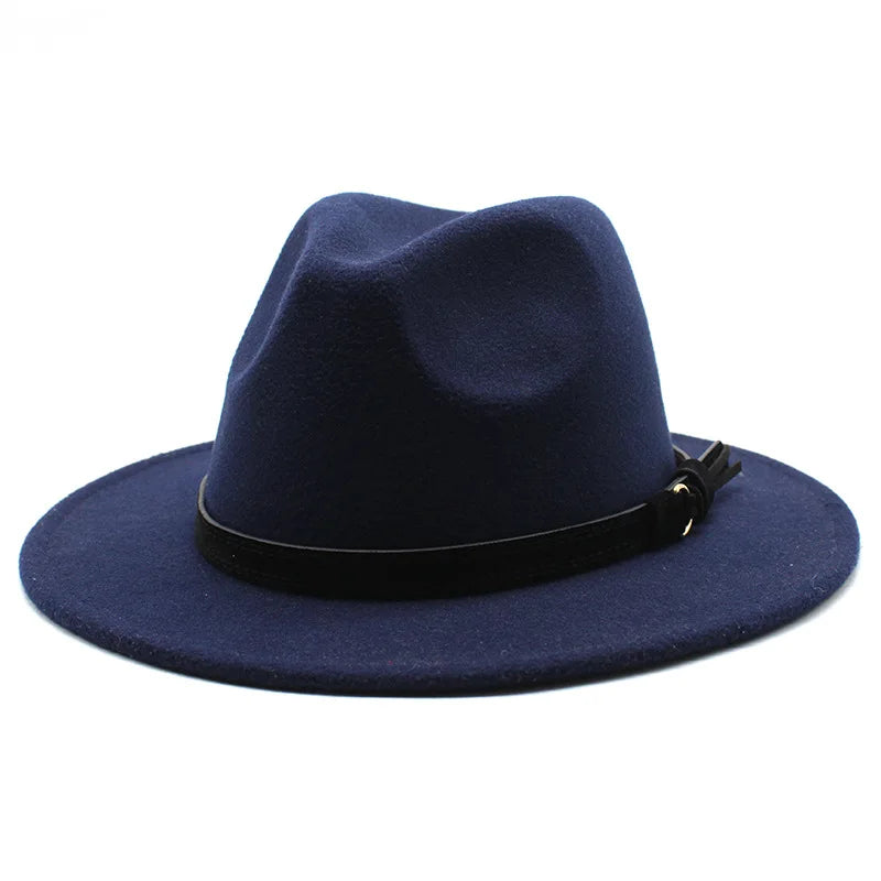 Elegante Ull-Fedora Hatt