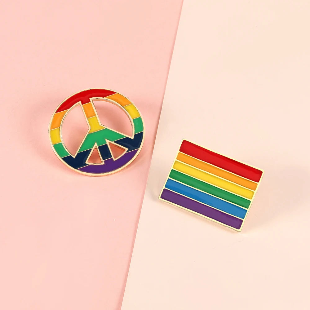 Peace & Love Pride Emaljepin