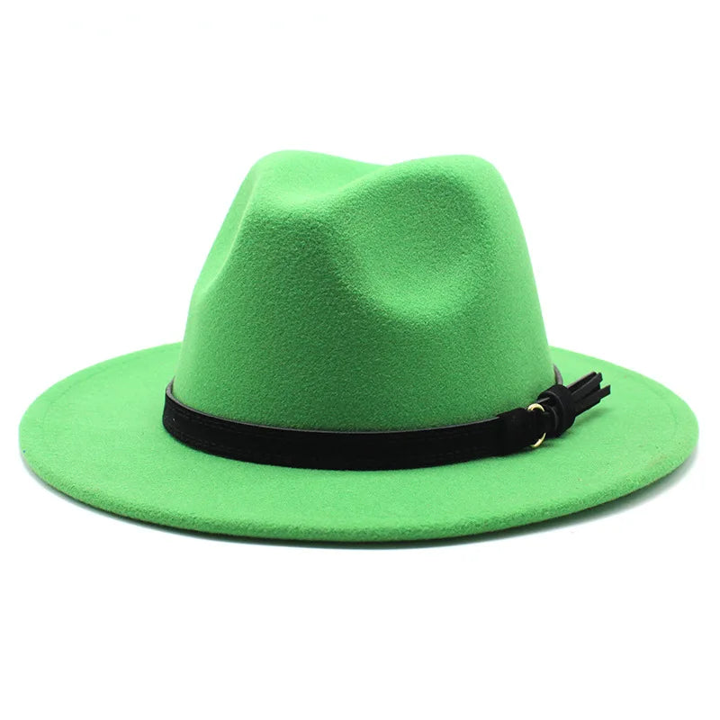 Elegante Ull-Fedora Hatt