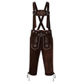 München Lederhosen i Kunstskinn for Herre