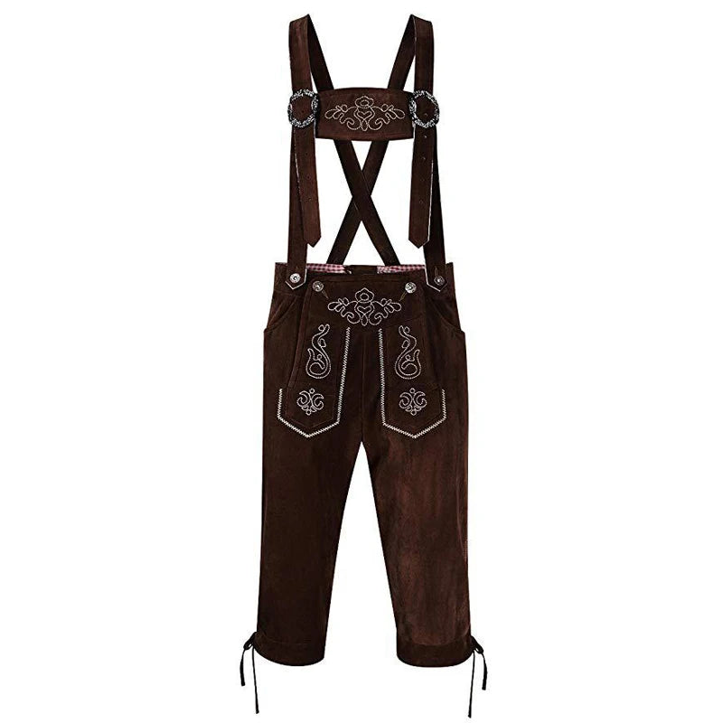 München Lederhosen i Kunstskinn for Herre