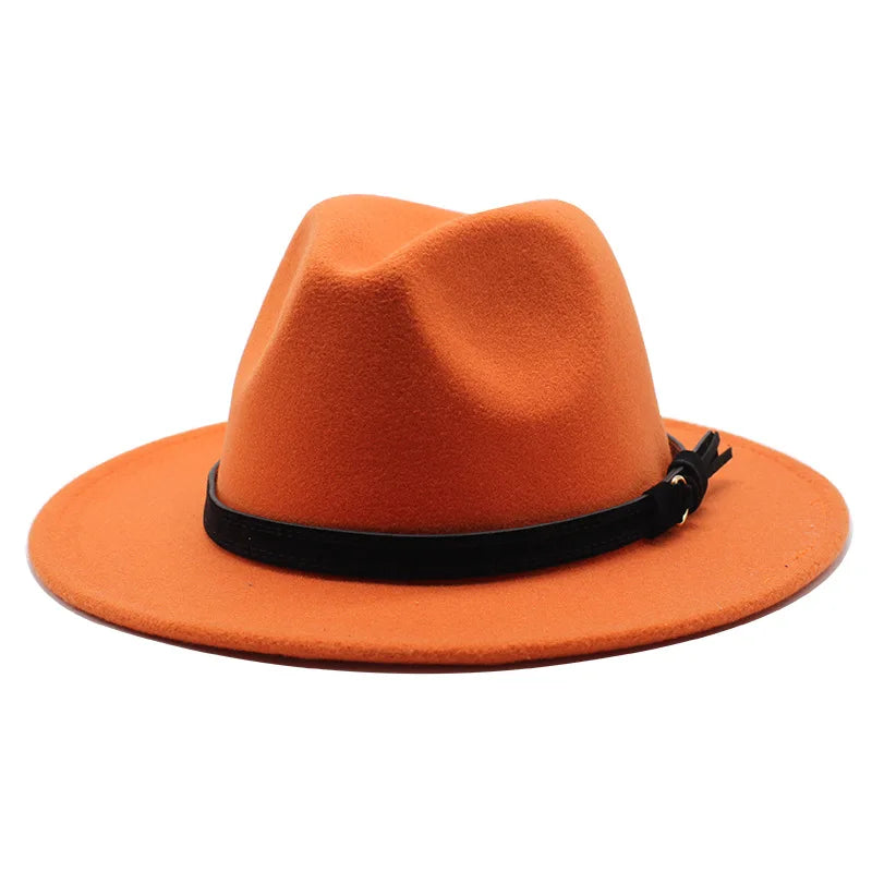 Elegante Ull-Fedora Hatt
