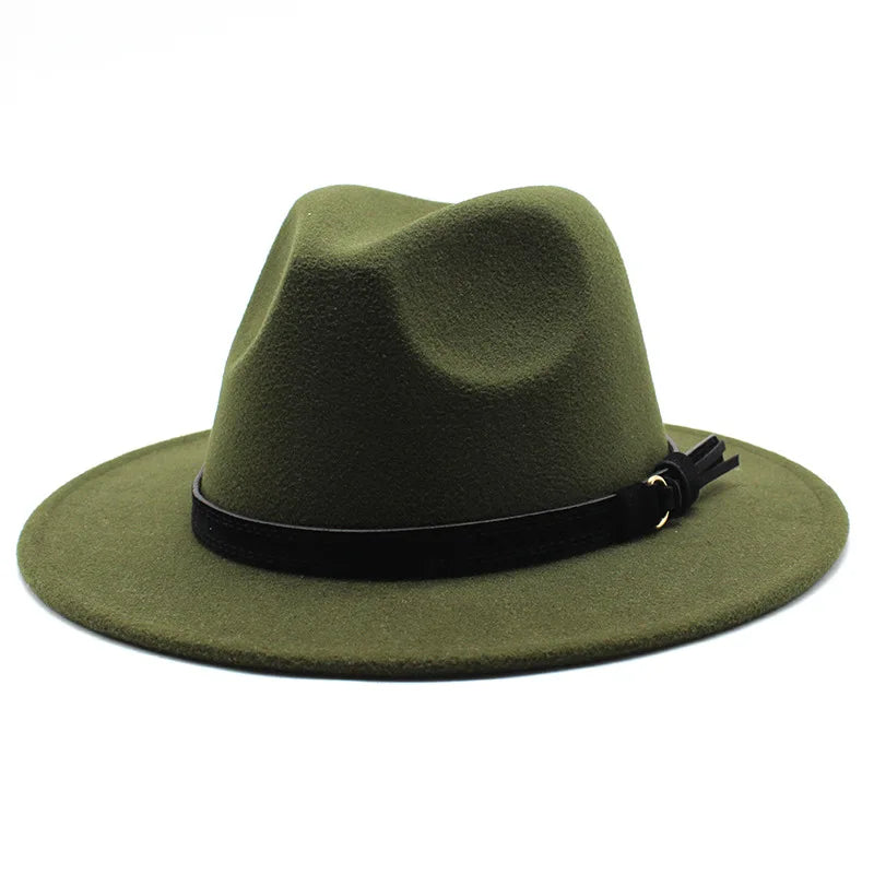 Elegante Ull-Fedora Hatt