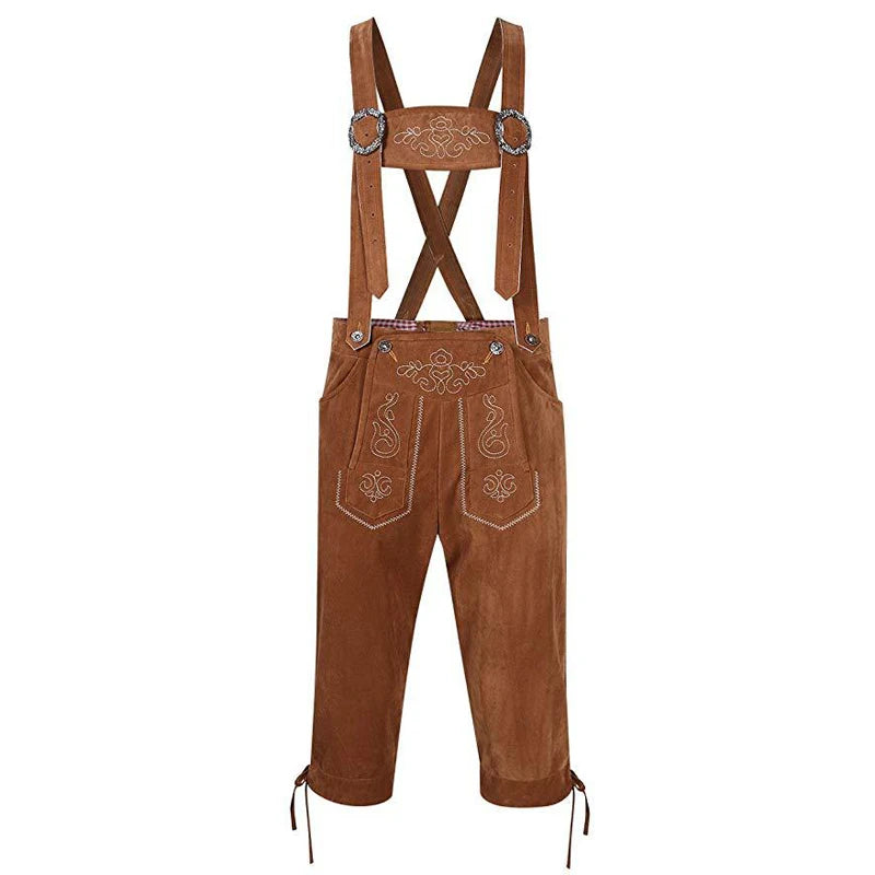 München Lederhosen i Kunstskinn for Herre