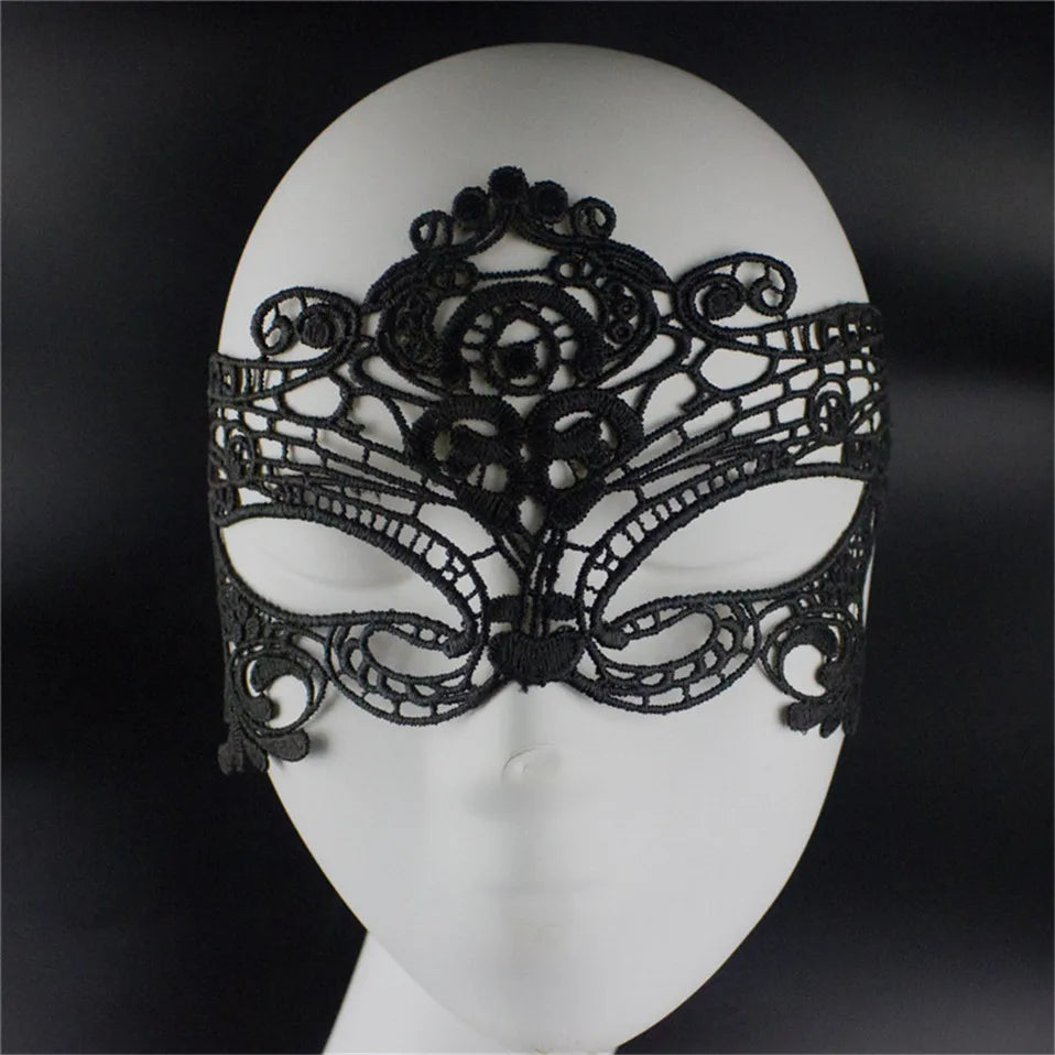 Utskåret Blondemaske Modell Prinsesse