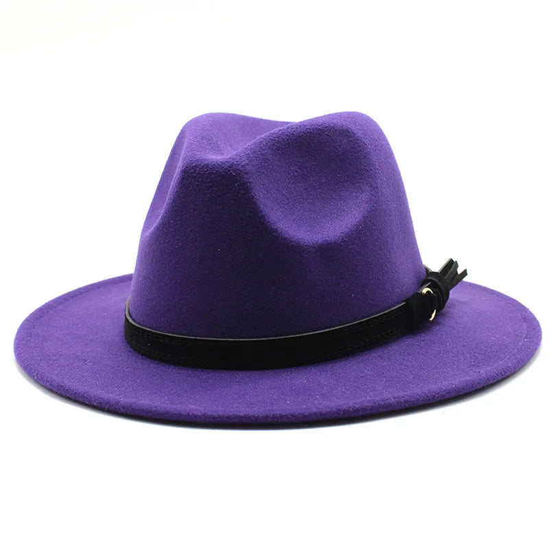 Elegante Ull-Fedora Hatt