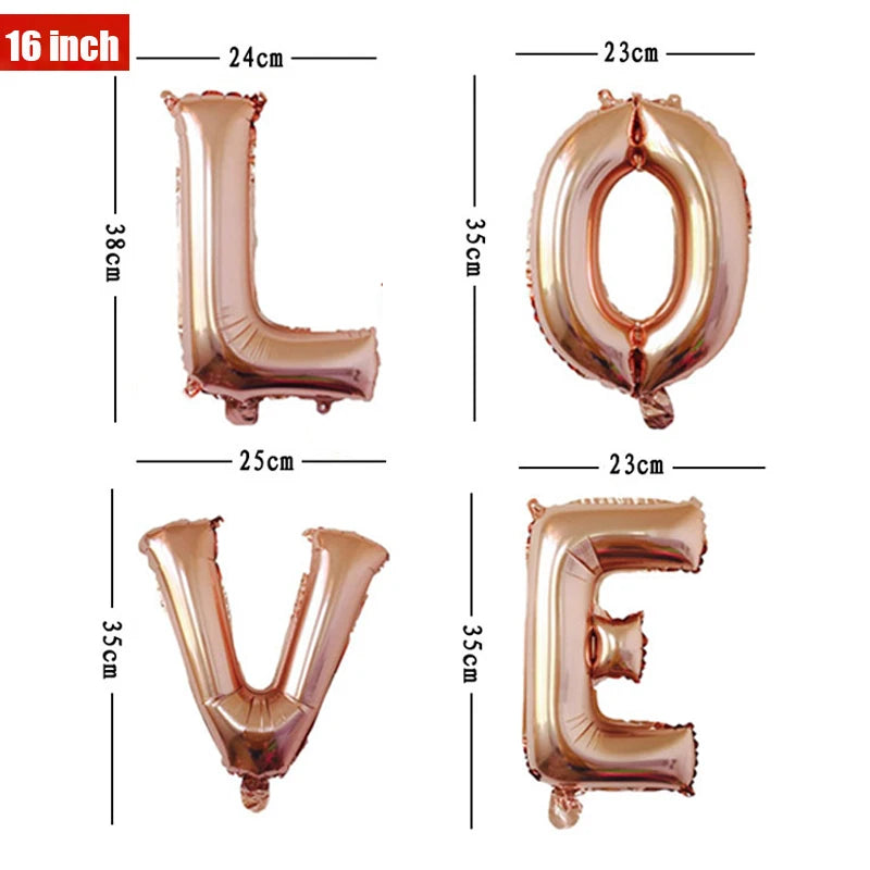 Happy Birthday Bokstav-Folieballongssett 40cm