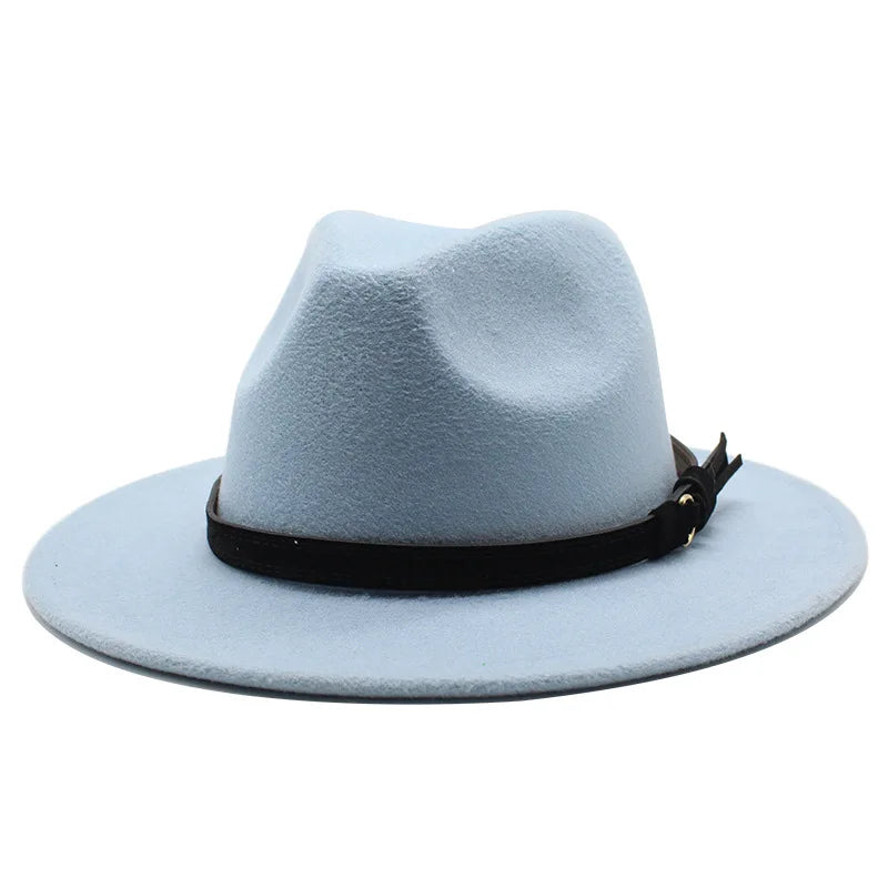 Elegante Ull-Fedora Hatt