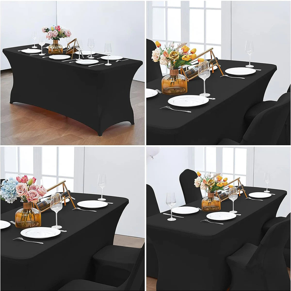 Elastisk Duk til Festbord (Rynkefri Spandex)
