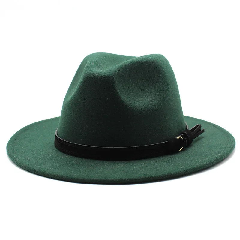 Elegante Ull-Fedora Hatt