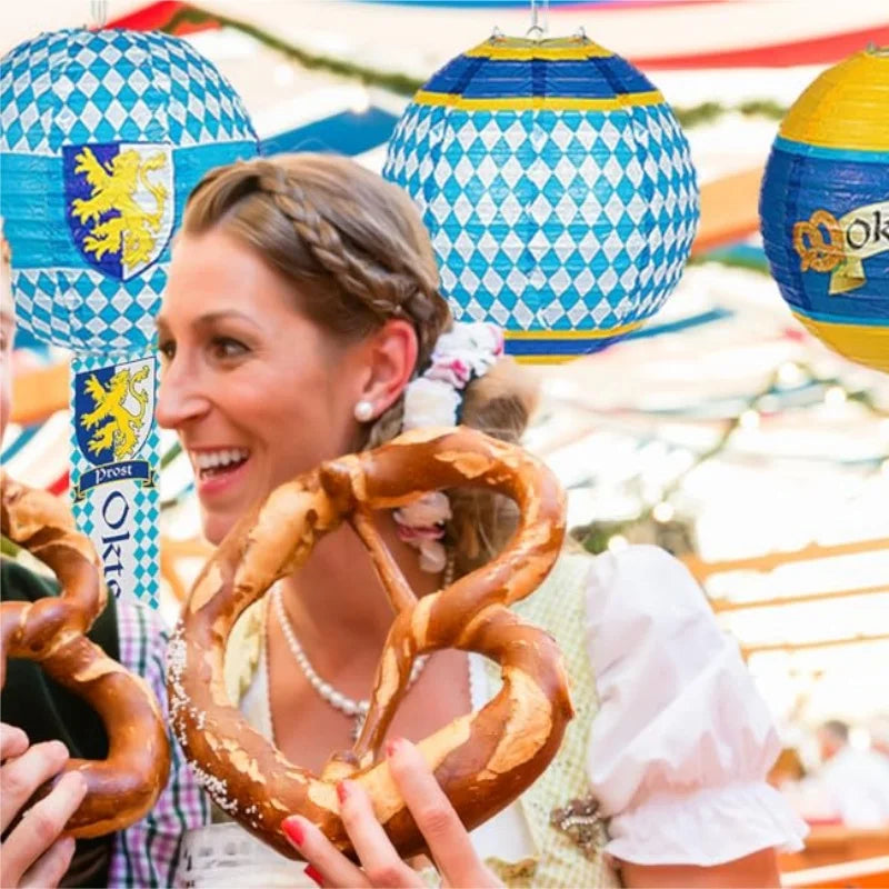 Oktoberfest Hengende Papirlykter Sett
