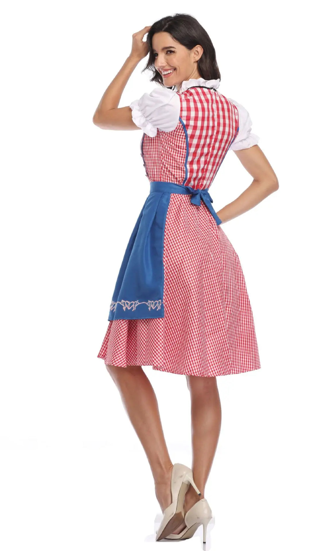 Tradisjonell Bayersk Dirndl Kjole til Dame