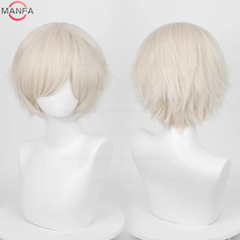 Kort Rett Cosplay-Parykk (30 cm)