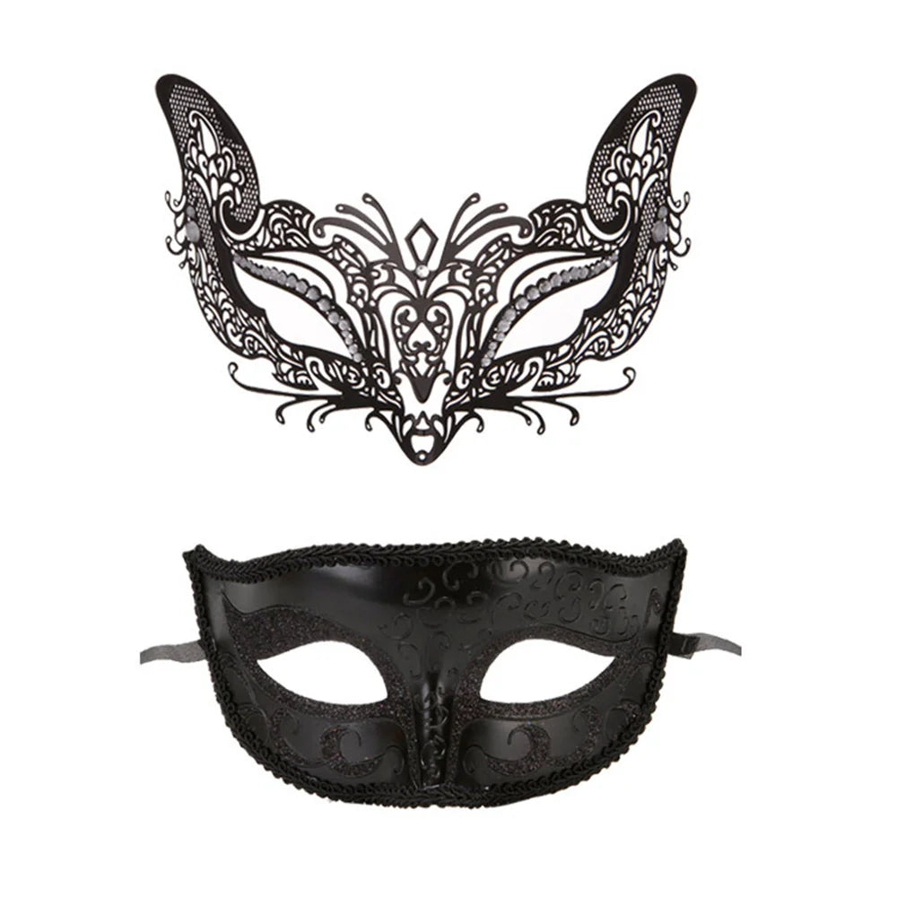 Eksklusivt Maskeradesett for Par (2 stk)