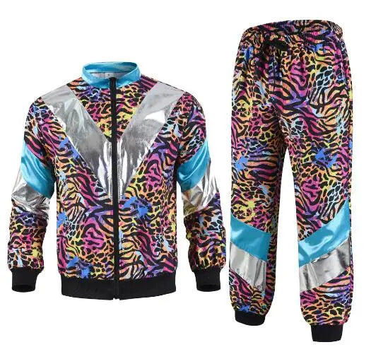 Klassisk 80s & 90s Shell Suit Kostyme for Herre