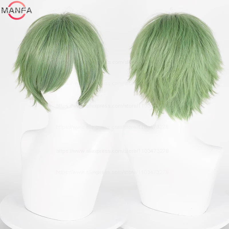 Kort Rett Cosplay-Parykk (30 cm)