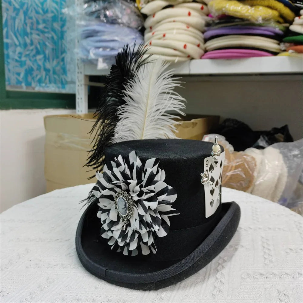 Elegante Ull-Fedora Hatt