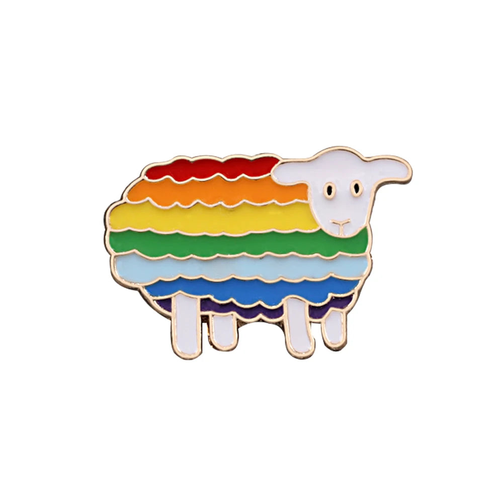 Pride Emaljepins & Regnbue-Pins for Jakke og Veske