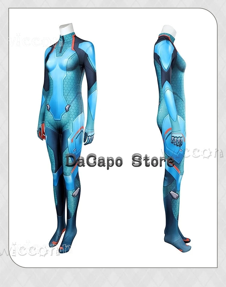 Overwatch 2 Juno Cosplay Kostyme & Parykk Komplett Sett