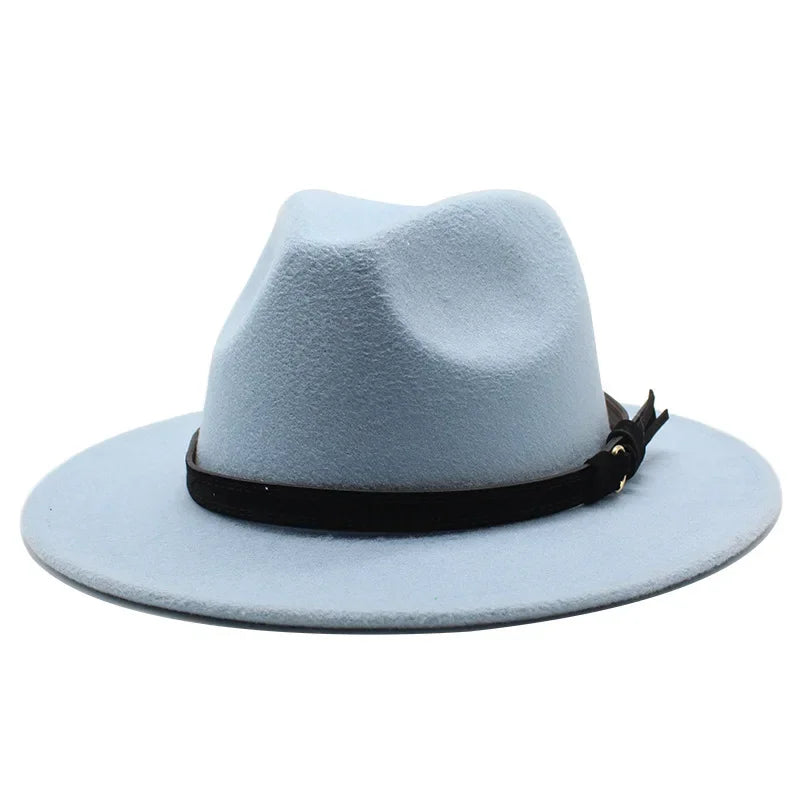 Elegante Ull-Fedora Hatt
