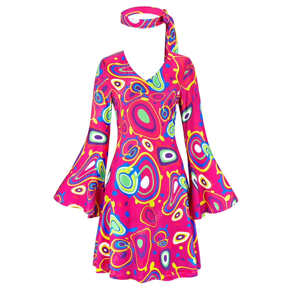 70-talls Hippie & Disko Kostyme for Herrer