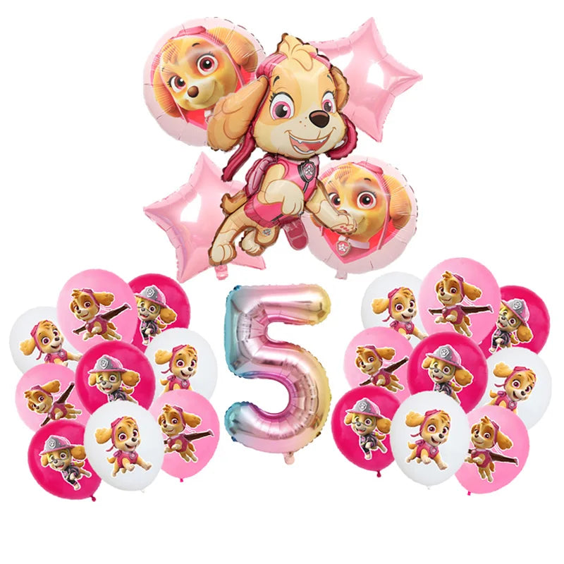 Paw Patrol Skye Rosa Bursdagsservise