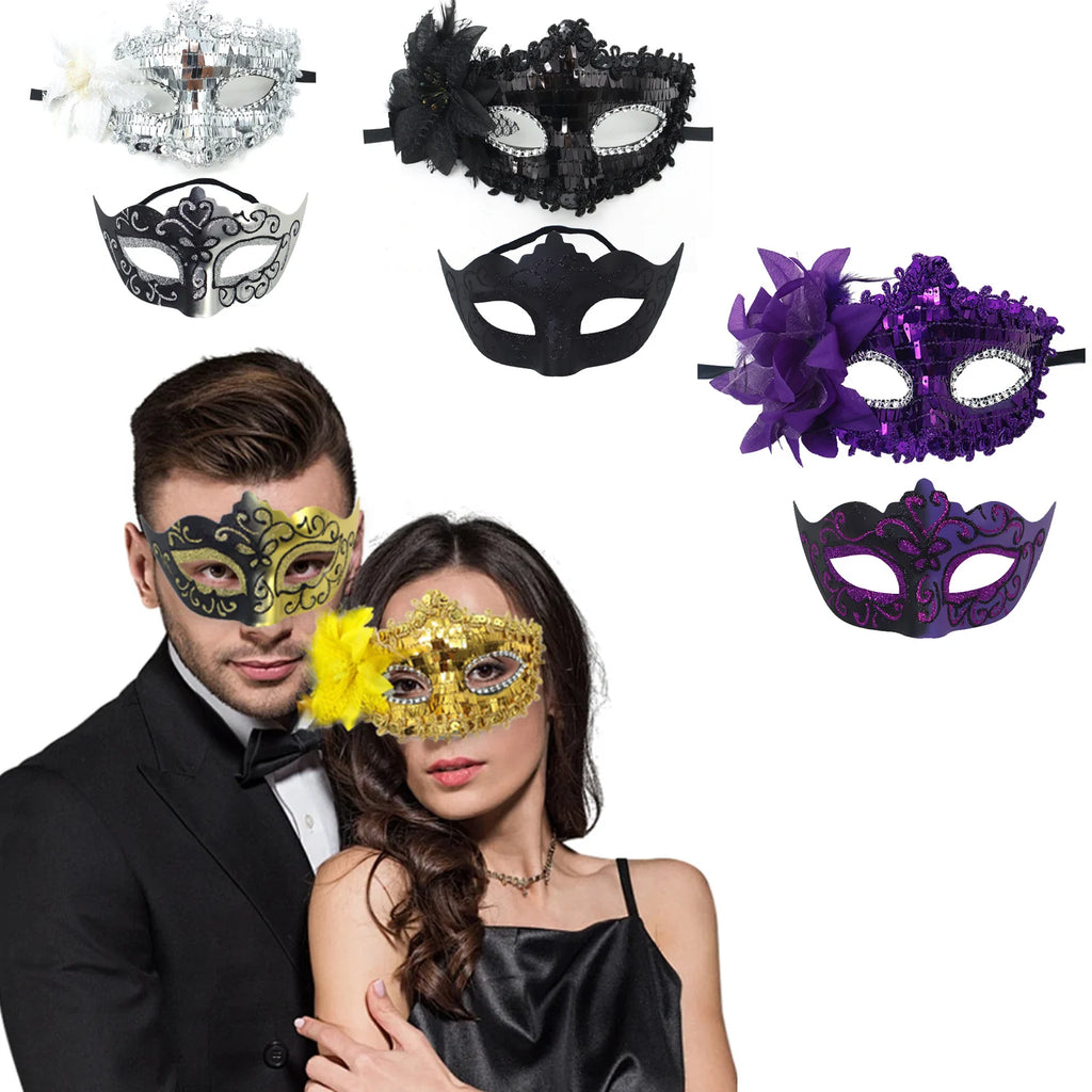 Sommerfugl Maskeradesett for Par (2 stk)