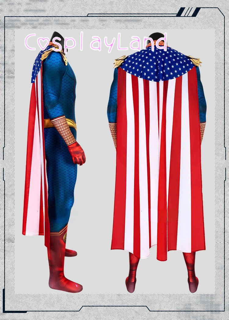 Homelander Cosplay Kostyme