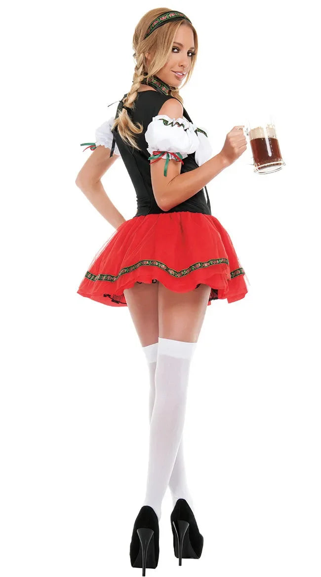 Tysk Ølpike Oktoberfest Kostyme med Tilbehør