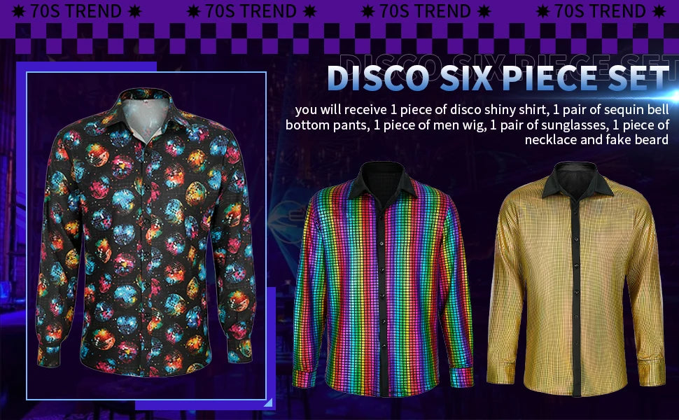 70-talls Hippie & Disko Kostyme