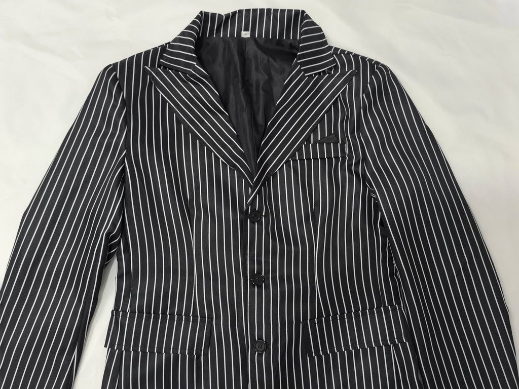 Morph 1920-tallet Stripete Gangster Dress for Menn