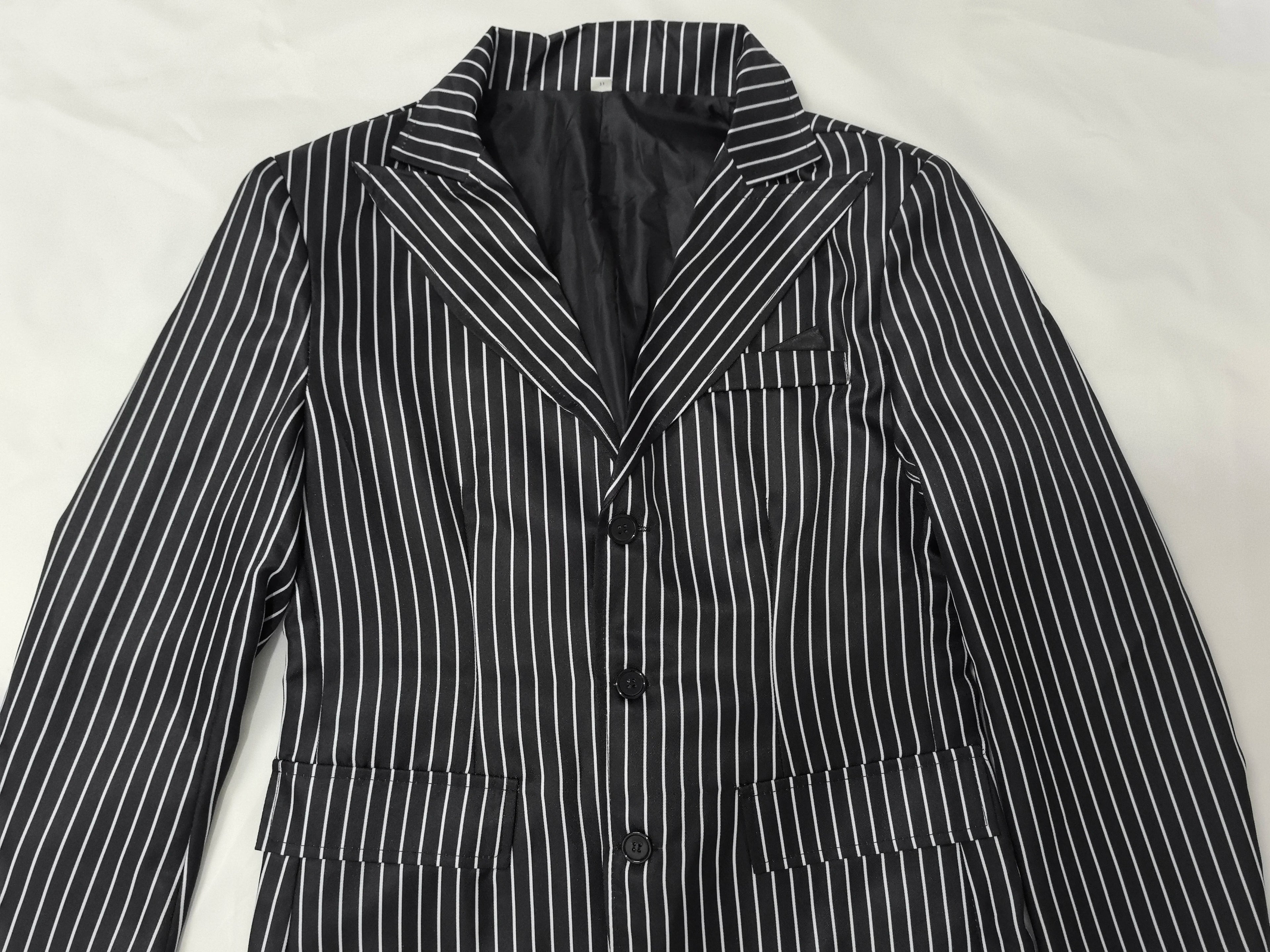 Morph 1920-tallet Stripete Gangster Dress for Menn
