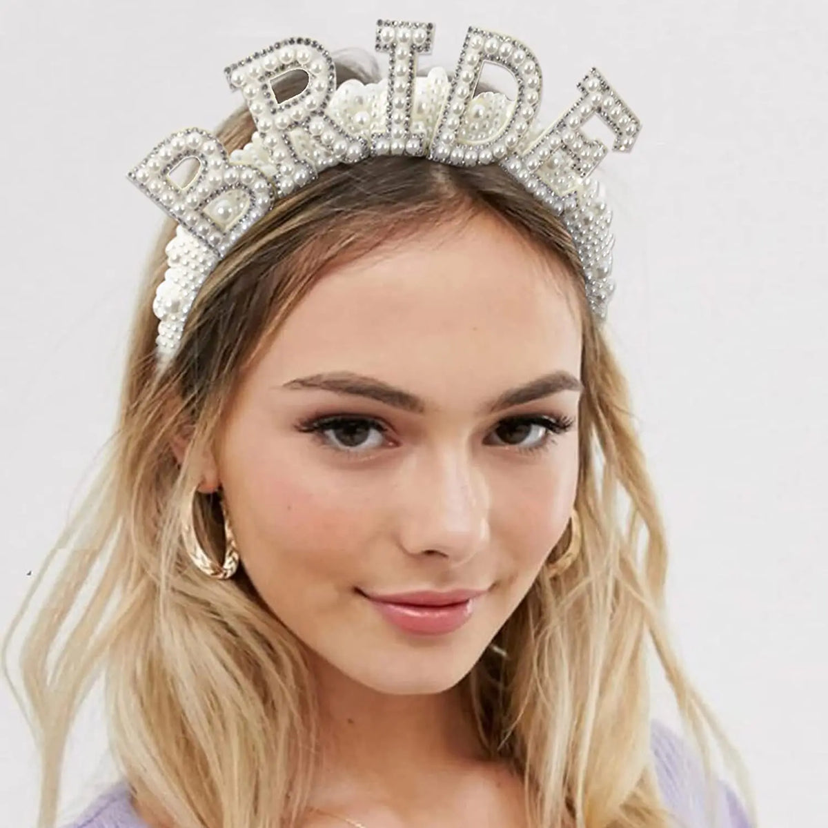 Bride To Be Perle-Diadem & Slør