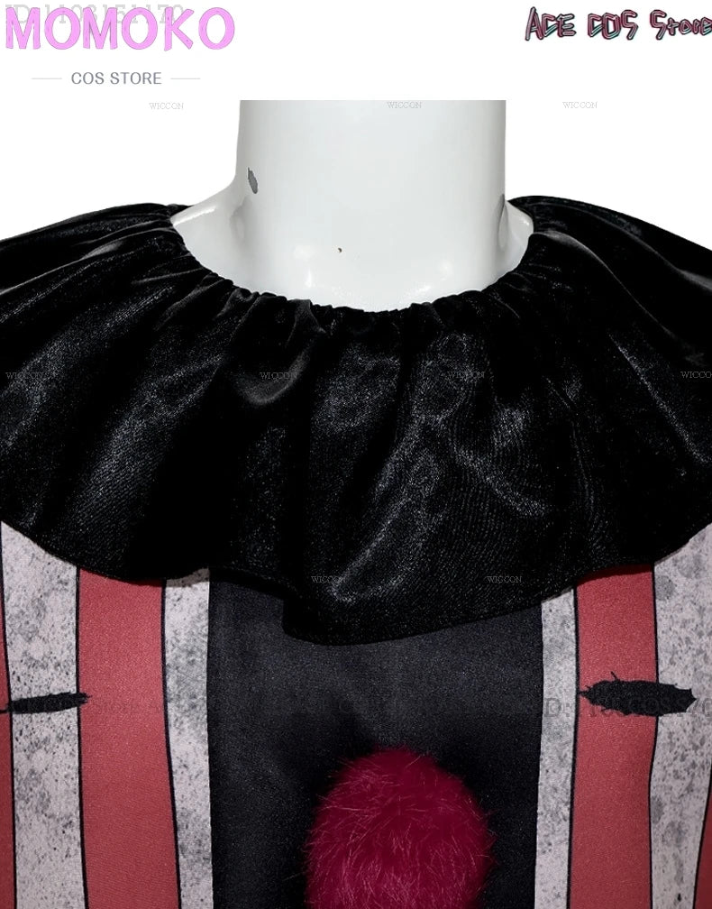 Skummel Killer Clown Kostyme til Dame