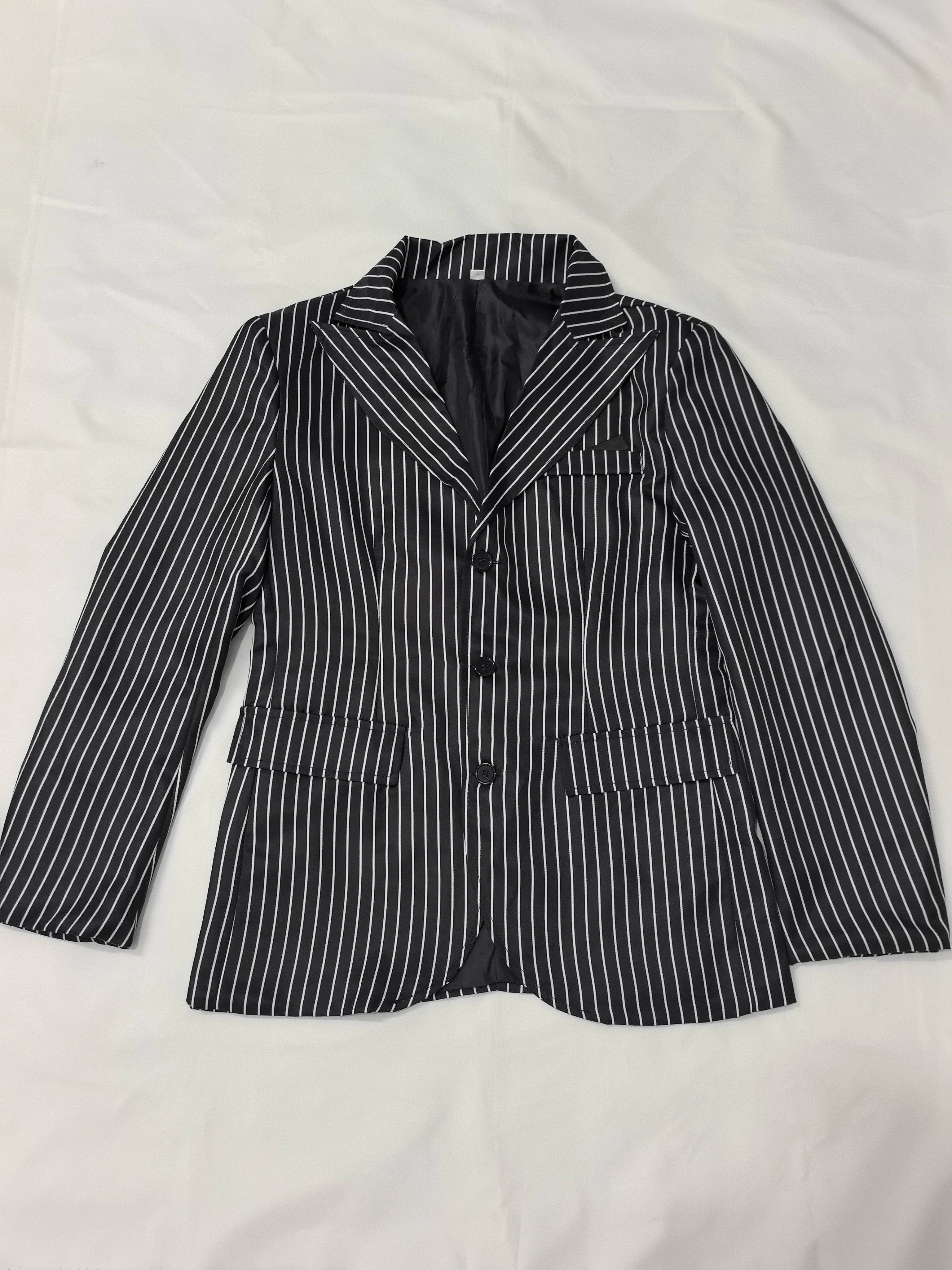 Morph 1920-tallet Stripete Gangster Dress for Menn