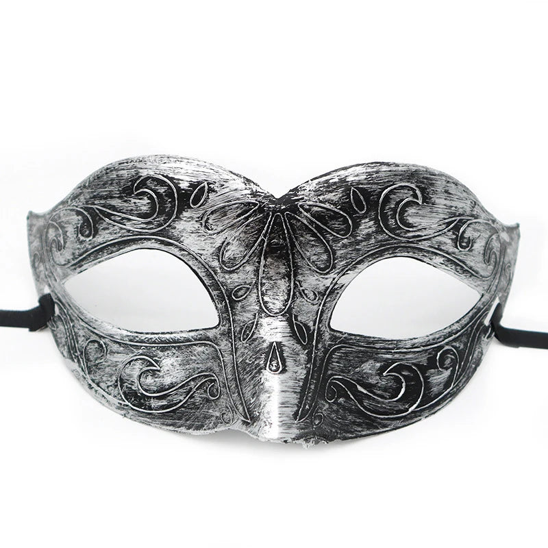 Vintage Prins Maskeradadmaske med Krone