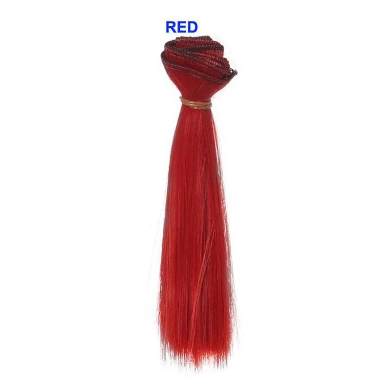 Dukkehår / BJD Parykk-Tresse (15–25 cm)