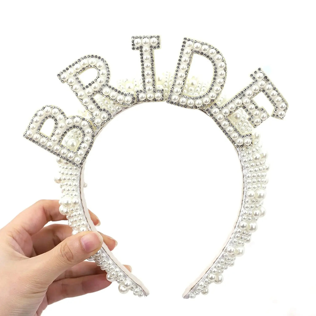 Bride To Be Perle-Diadem & Slør