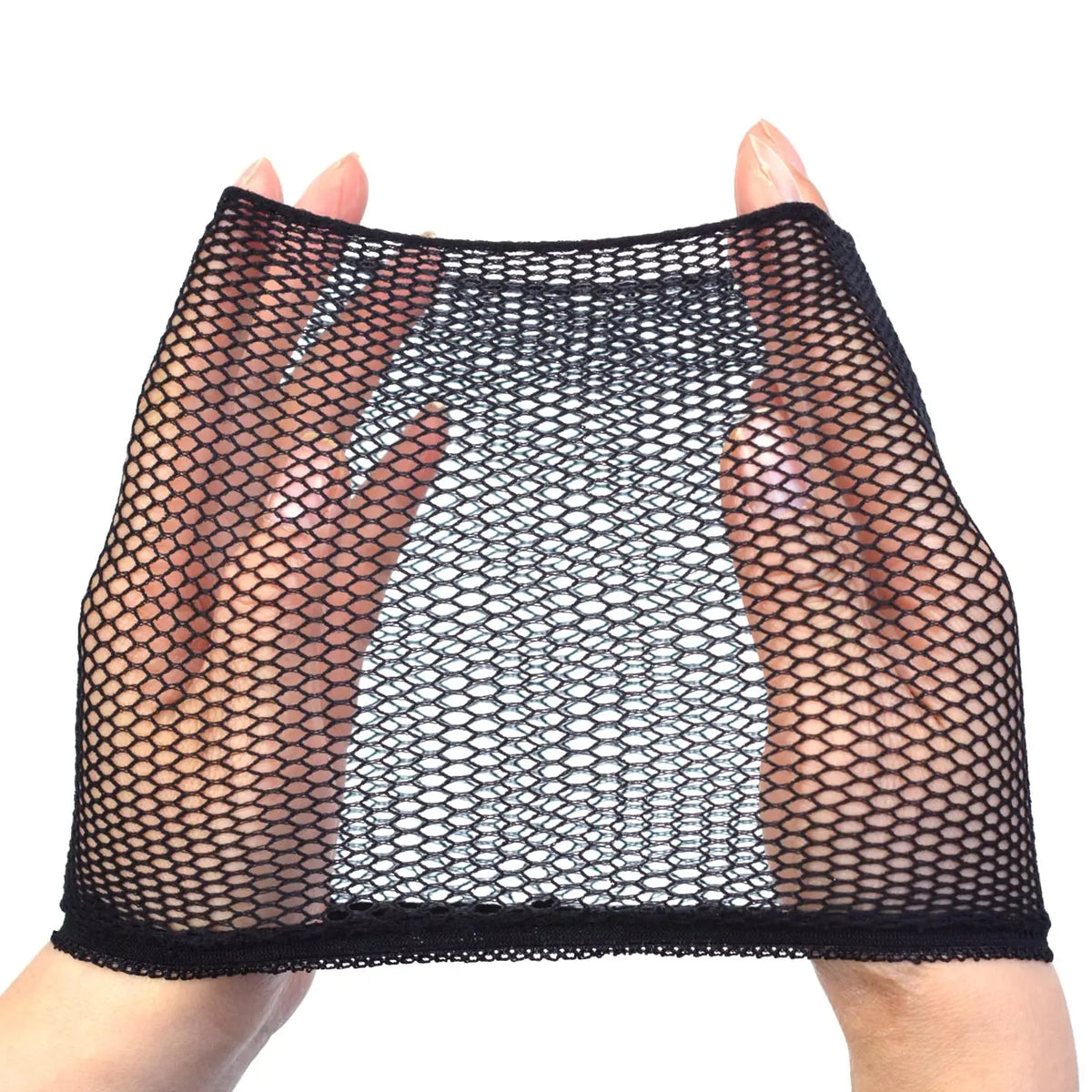 Pustende Netting-Parykkhette (Fishnet)