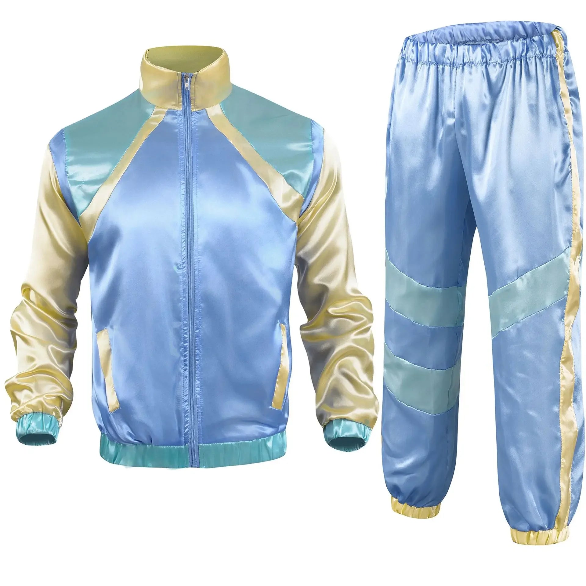 Klassisk 80s Retro Vindjakke Treningsdress for Herre